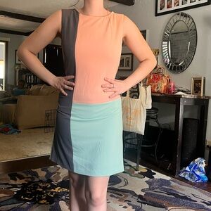 Nine West Career wear block design dress Sz 8